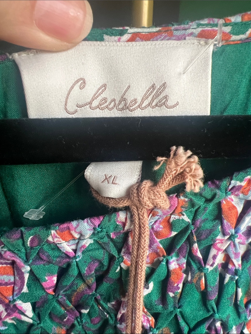 Cleobella Green Mini Dress NWT size XL - Picture 9 of 12